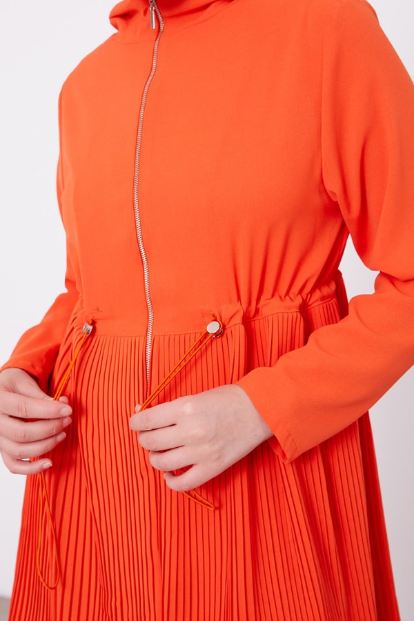 Oranj Kapusonlu Beli İp Buzgulu İkili Takım