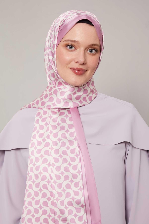 Pembe S Desen Angel Şal