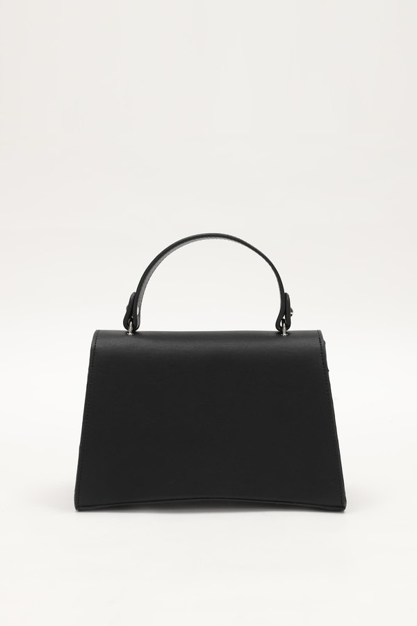 Siyah Asimetrik El Çantası