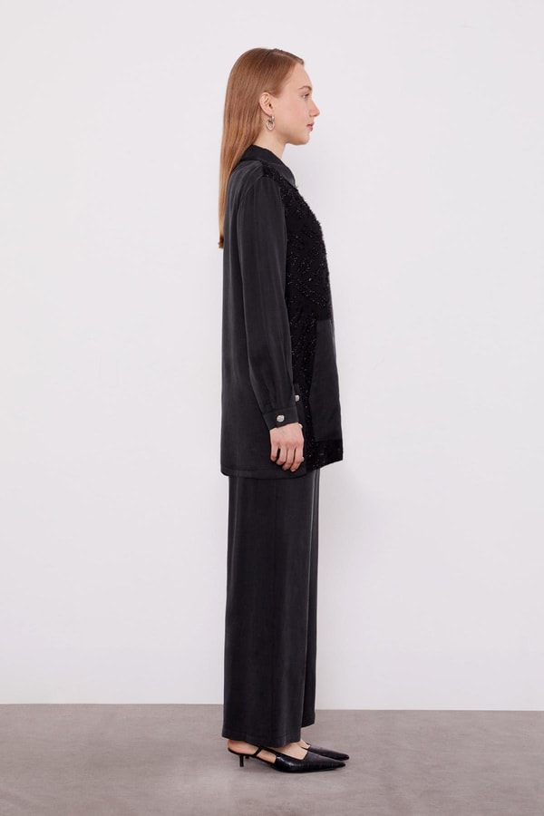 Siyah Sim Detaylı Cupra İkili Takım