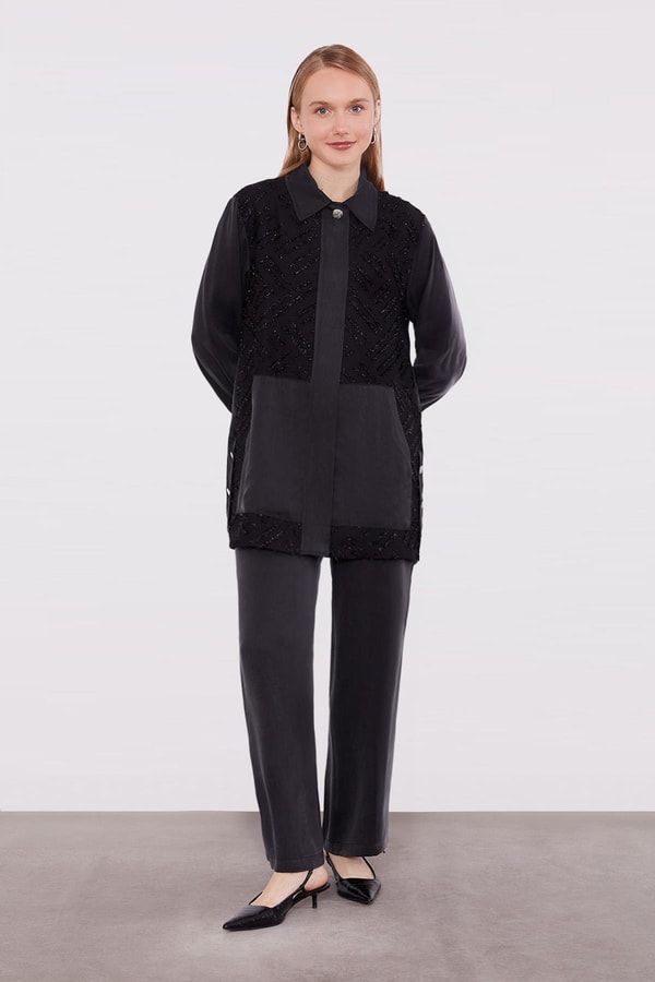 Siyah Sim Detaylı Cupra İkili Takım