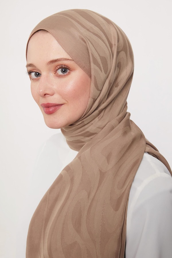 Somon Soyut Desen Grazia Şal