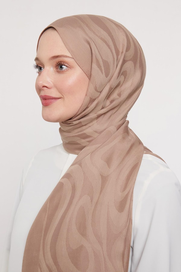 Somon Soyut Desen Grazia Şal