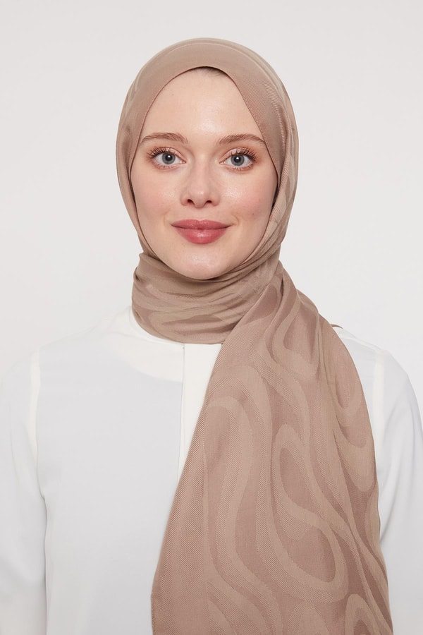 Somon Soyut Desen Grazia Şal