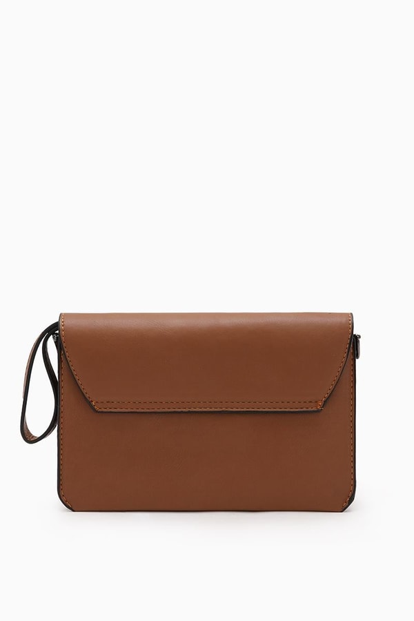 Taba Metal Logolu Omuz Çantası