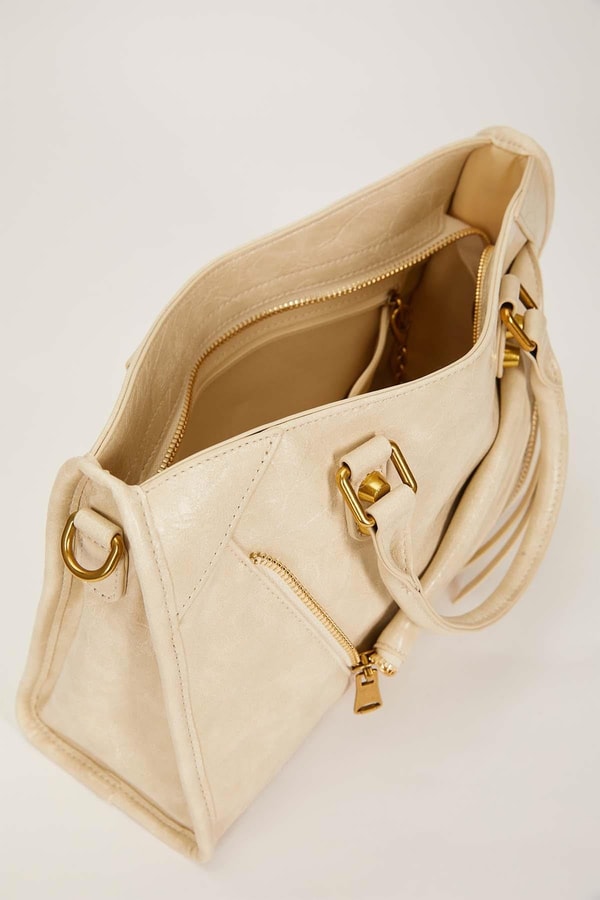 Vizon Cep Fermuar Detaylı El Çantası