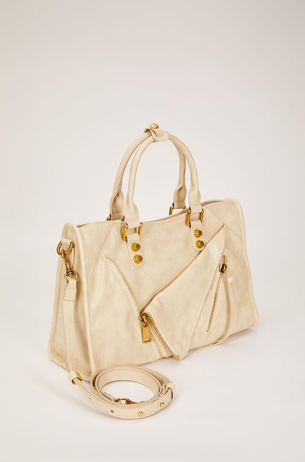 Vizon Cep Fermuar Detaylı El Çantası