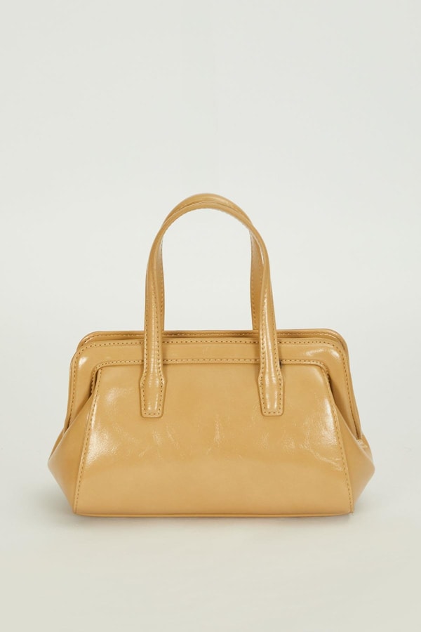 Vizon Fermuar Kapama Detaylı El Çantası