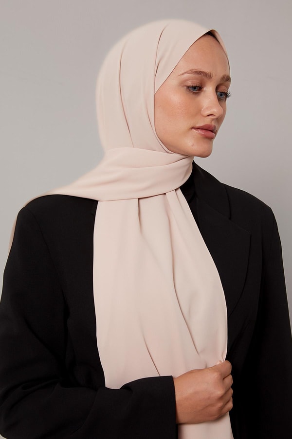 Yavruağzı Düz Trend Şal