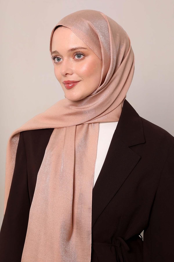 Yavruağzı Simli Bodrum Şal