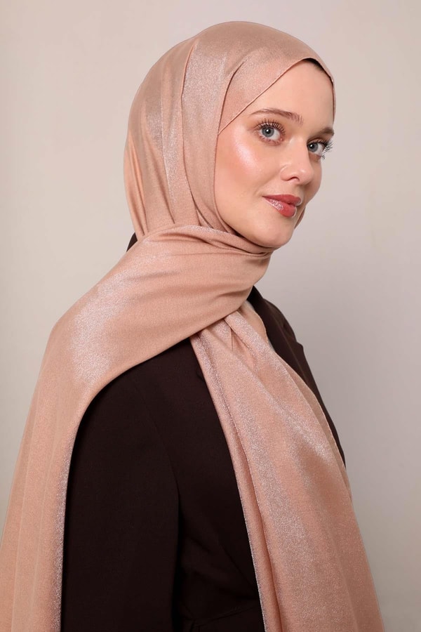 Yavruağzı Simli Bodrum Şal