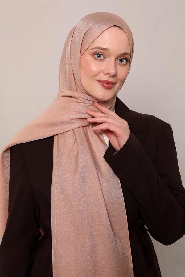 Yavruağzı Simli Bodrum Şal