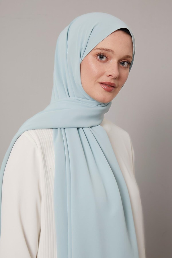 Yosun Yeşili Düz Trend Şal