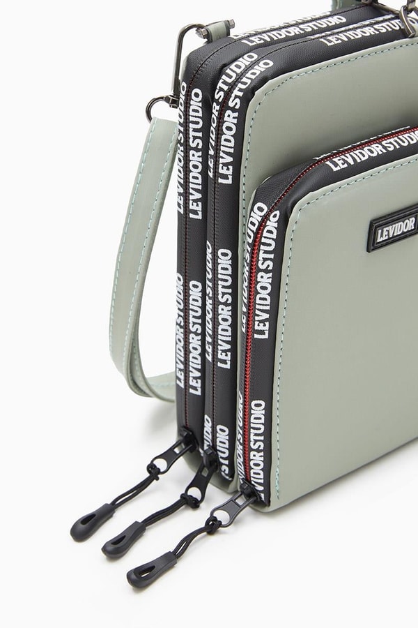 Levidor StudioLevidor Studio Mint Yeşili Çanta-Askılı Cüzdan Çanta