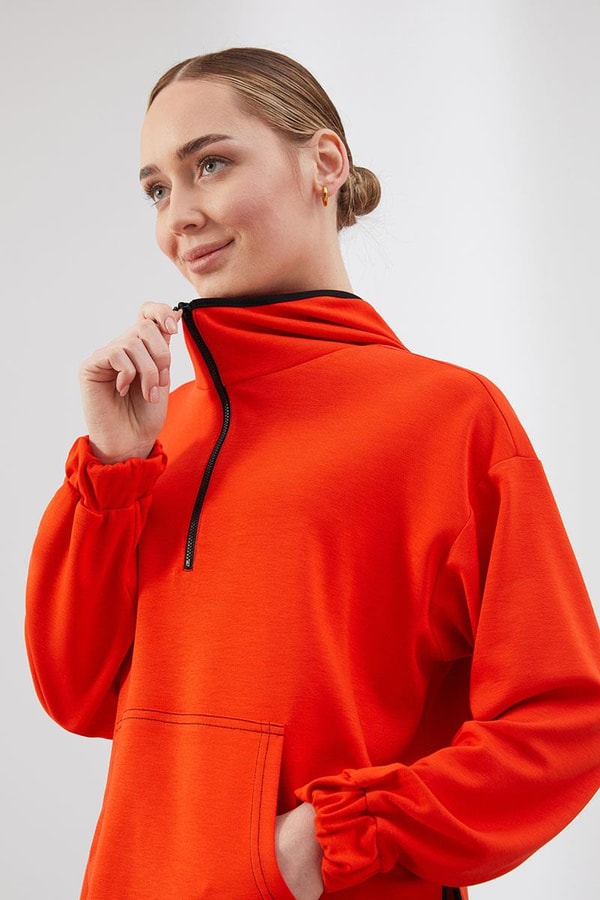 Levidor StudioLevidor Studio Oranj Pilise Etekli Oversize Takım