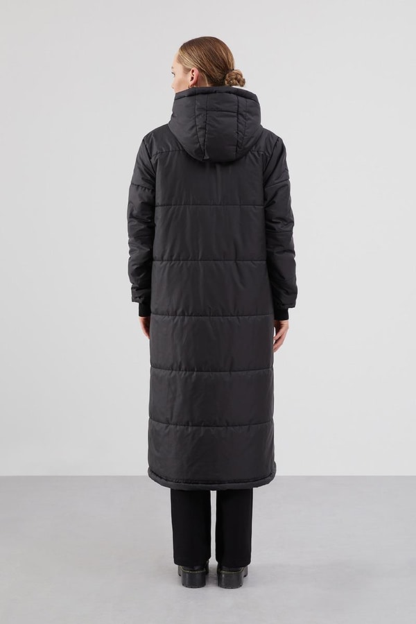 Levidor StudioLevidor Studio Siyah Çift Renkli Spor Mont