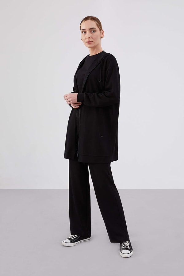 Levidor StudioLevidor Studio Siyah Oversize Spor Takım