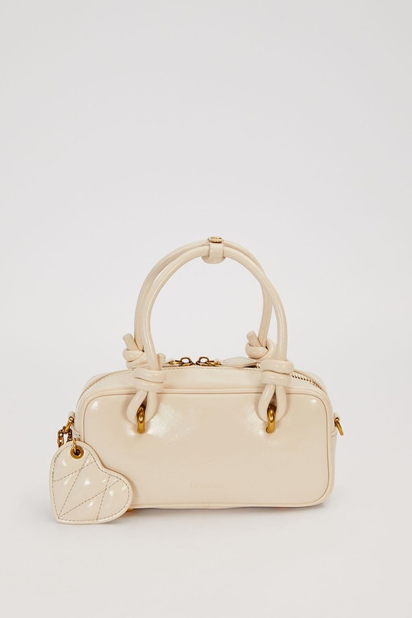 LevidorA.Gri Düğüm Askı Detaylı El Çantası