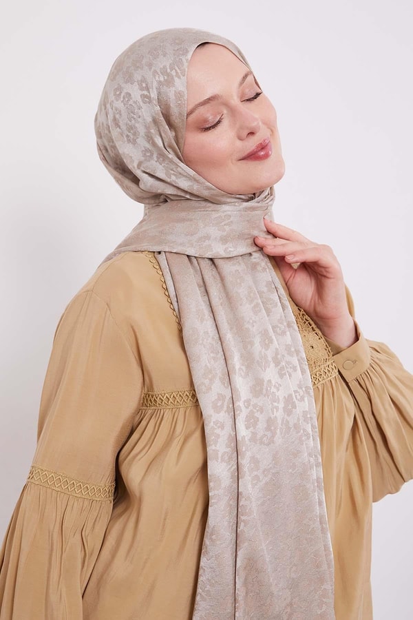 LevidorA.Vizon Leopar Desen İtalyan Jakar Şal