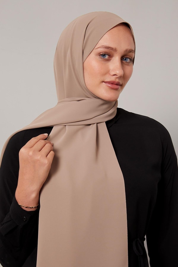 LevidorA.Kahve Düz Trend Şal