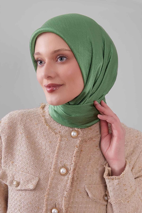 LevidorA.Yeşil Janjan Eşarp