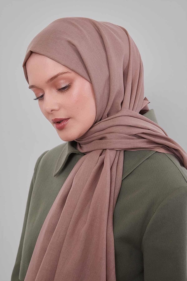 LevidorA.Kahve Düz Tensel Şal