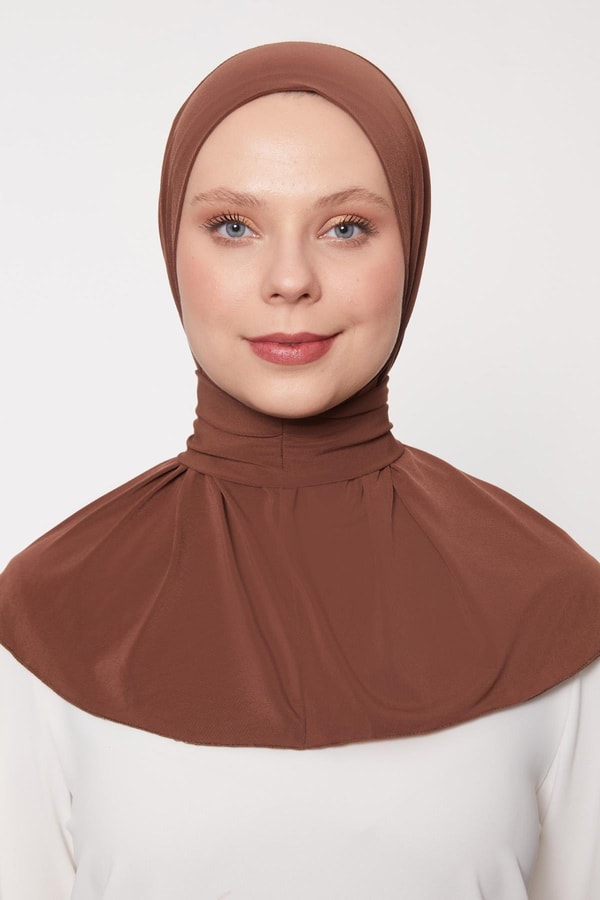 LevidorA.Kahve Pratik Spor Çıtçıt Şal Bone