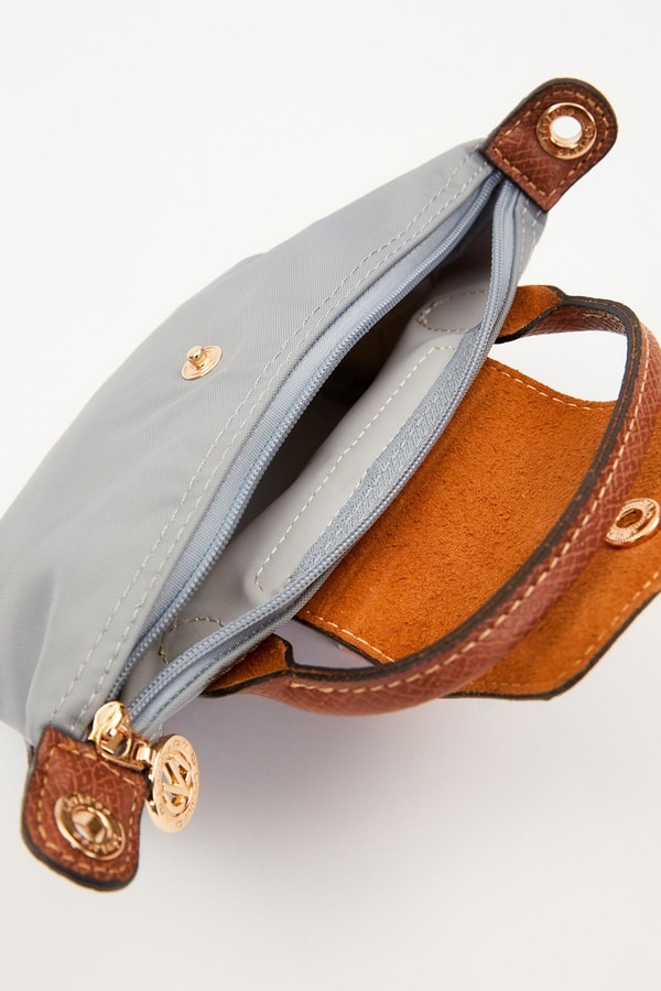 LevidorA.Mavi Deri Kapak Detaylı El Çantası