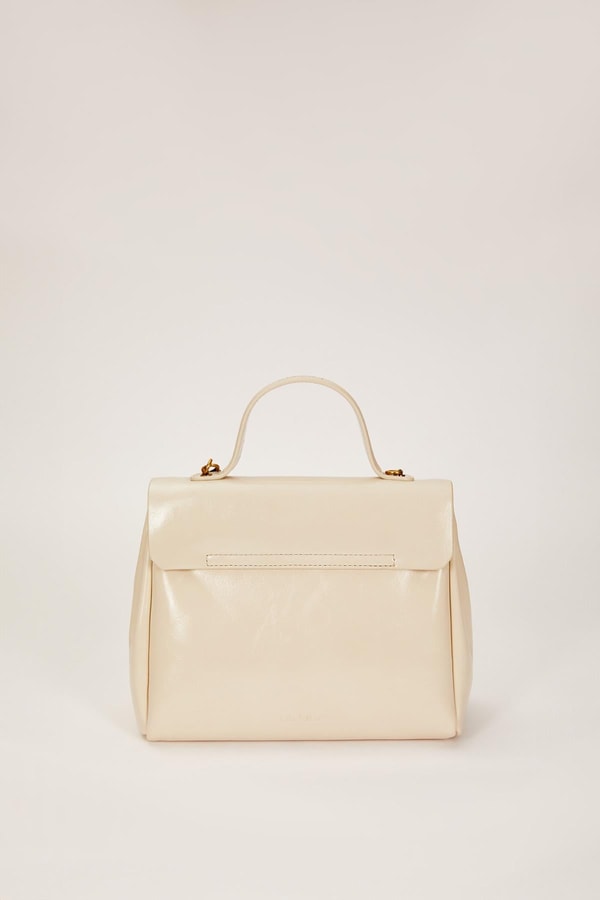 LevidorA.Gri Zincirli Kalp Aksesuarlı El Çantası