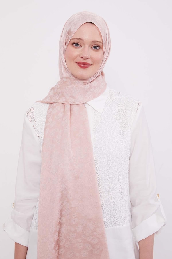 LevidorA.Pembe Leopar Desen İtalyan Jakar Şal