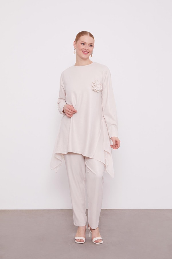 LevidorA.Bej ŞİFON GARNİLİ AYROBİN TAKIM