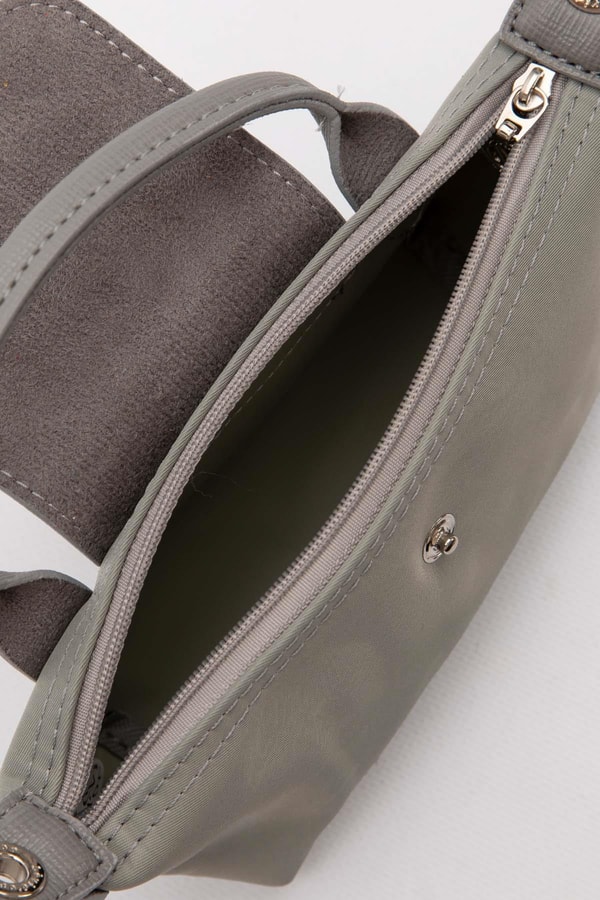 LevidorA.Gri Mini Boy Deri Kapak Detaylı El Çantası