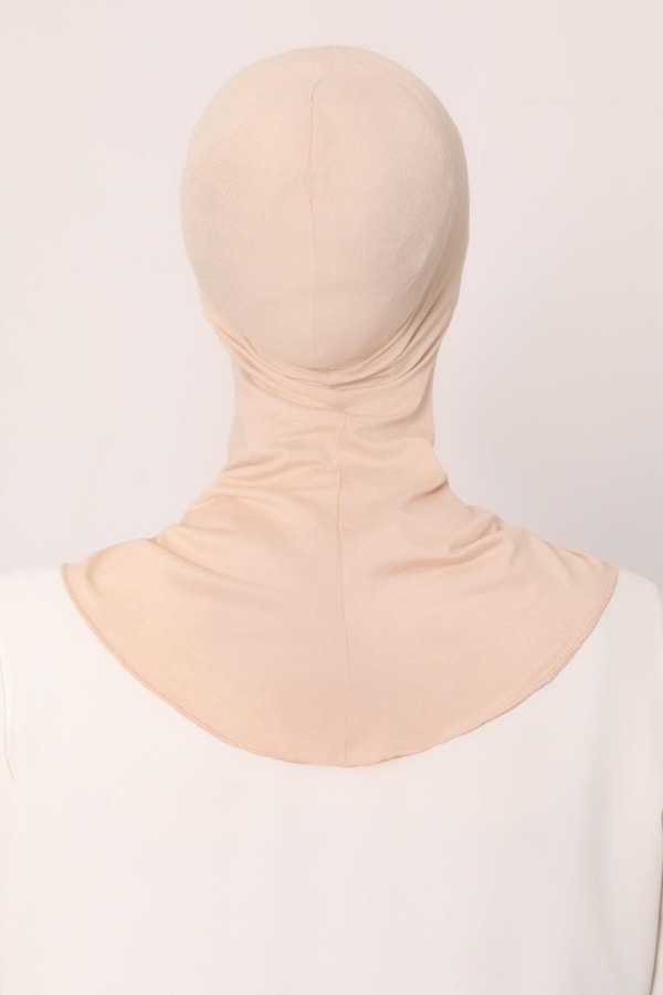 LevidorA.Bej Hijabchi Boyunluklu Bone