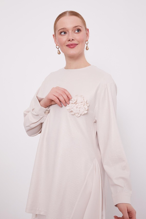 LevidorA.Bej ŞİFON GARNİLİ AYROBİN TAKIM