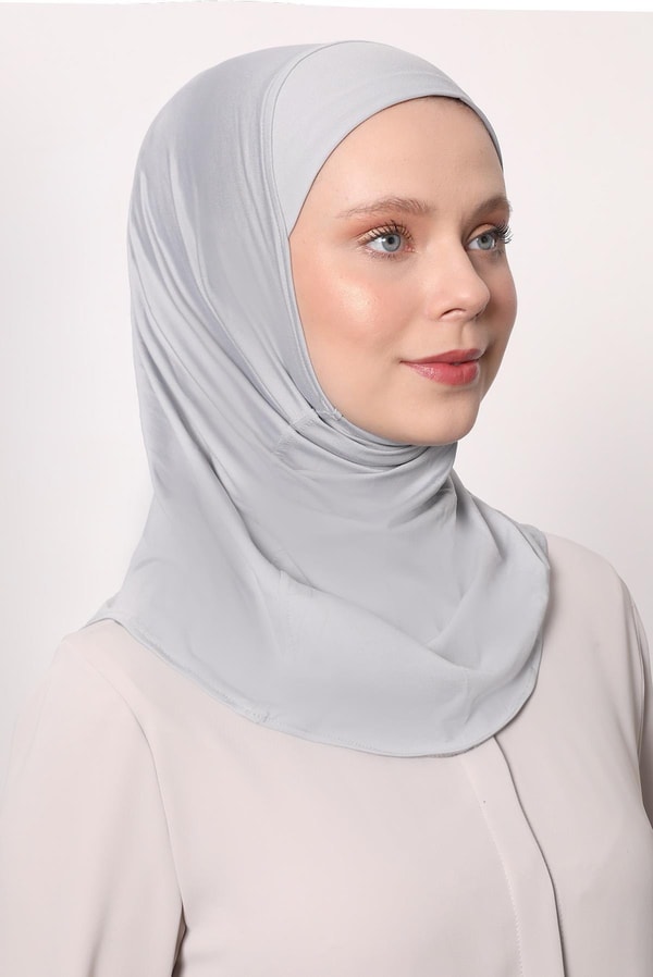 LevidorA.Gri Hijab Sport Bone