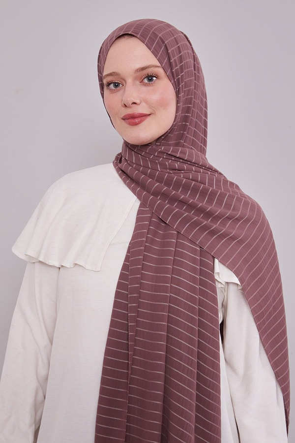 LevidorA.Mor Çizgili Cazz Şal