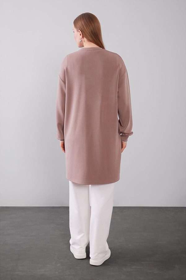 LevidorA.Vizon Üç Boyutlu Gül Detaylı Sweat