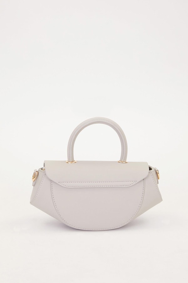 LevidorA.Gri Geometrik Model Omuz Çantası