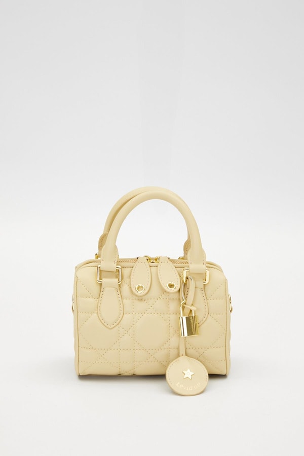 LevidorAÇIK YEŞİL Kilit Aksesuar Detaylı El Çantası