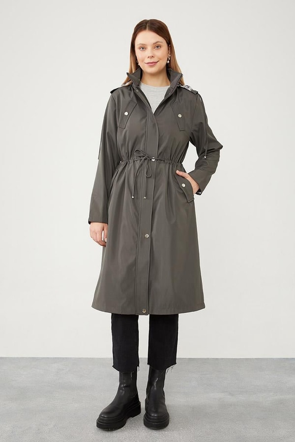 LevidorAntrasit KAP KAPÜŞONLU SUPATLI FERMUARLI TÜNELLİ CEPLİ