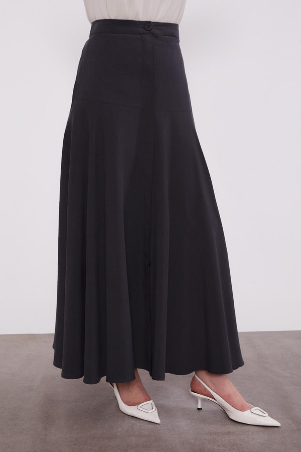 LevidorAntrasit Nakış Detaylı Cupra Etek Takım