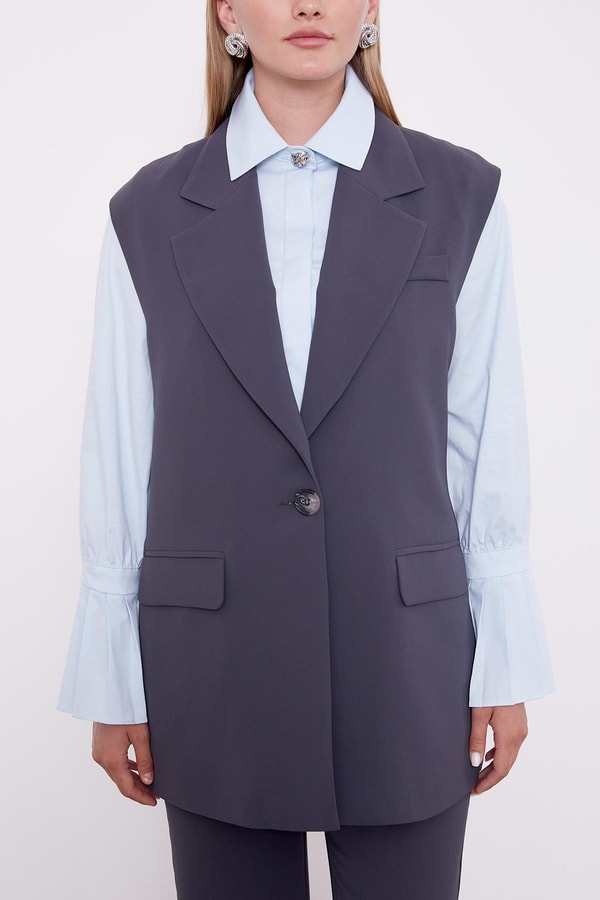 LevidorAntrasit Yelekli İkili Takım