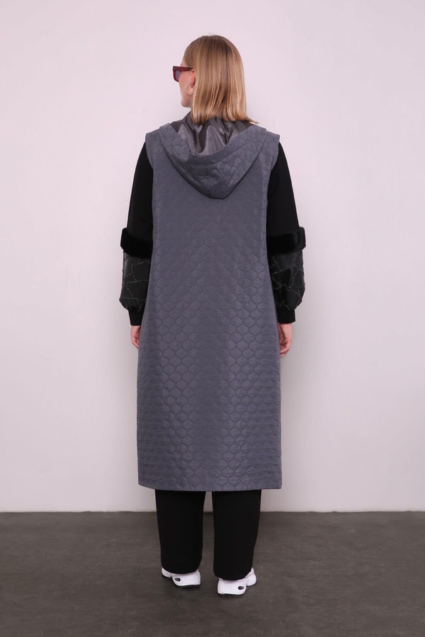 LevidorAntrasit Zincir Detaylı Yelek