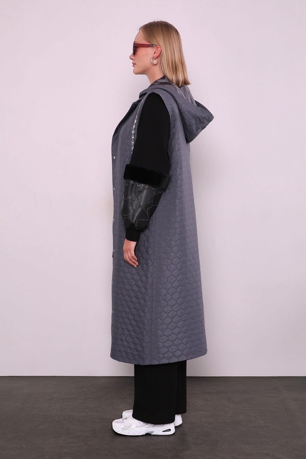 LevidorAntrasit Zincir Detaylı Yelek