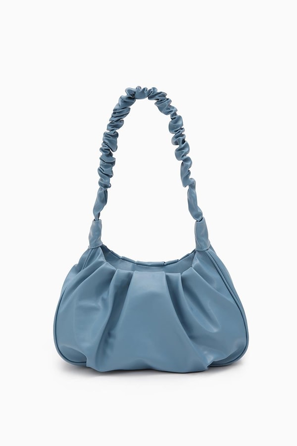 LevidorBebe Mavisi Büzgü Askılı Omuz Çantası