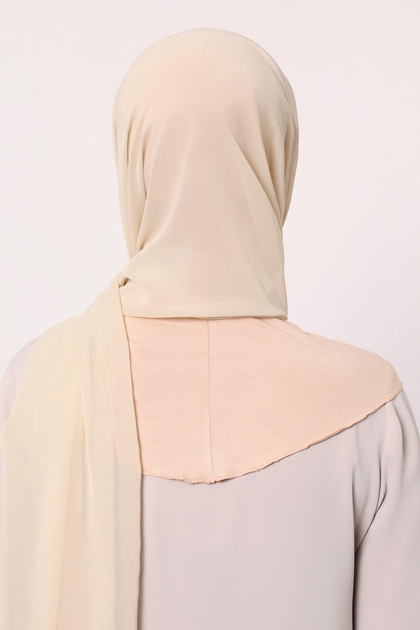 LevidorBej Büyük Hijap Şifon Şal