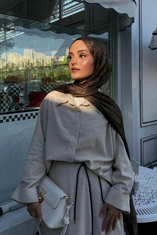 LevidorBej Büzgü Detay Omuz Çantası