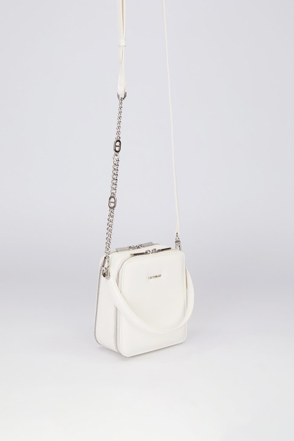 LevidorBej Dikdörtgen Model Omuz Çantası