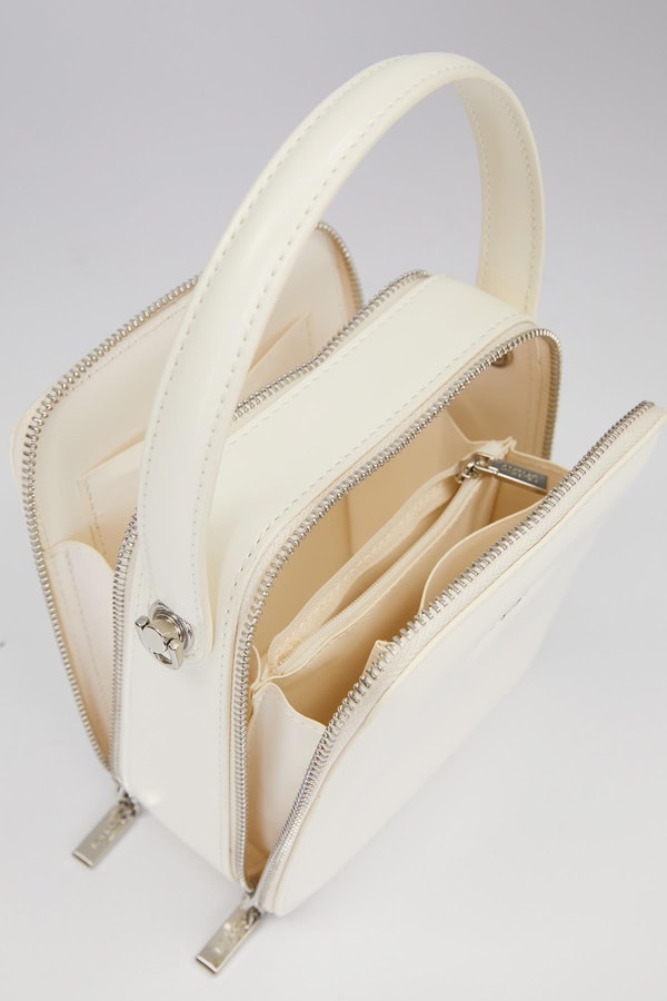 LevidorBej Dikdörtgen Model Omuz Çantası