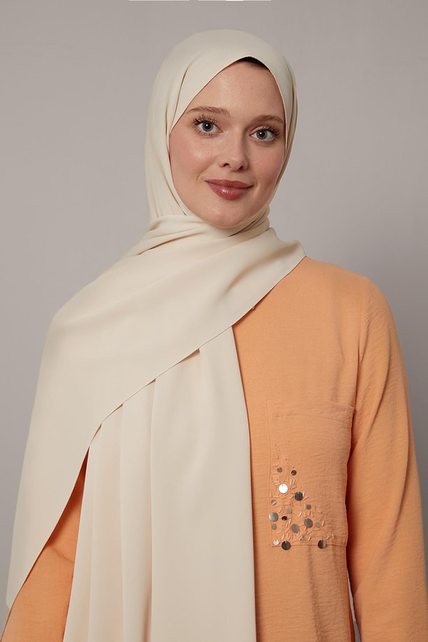 LevidorBej Düz Trend Şal